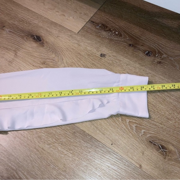 Banana Republic Women’s Ruffle-Front Dress |Pink | Romantic | Size 10 - Picture 11 of 15